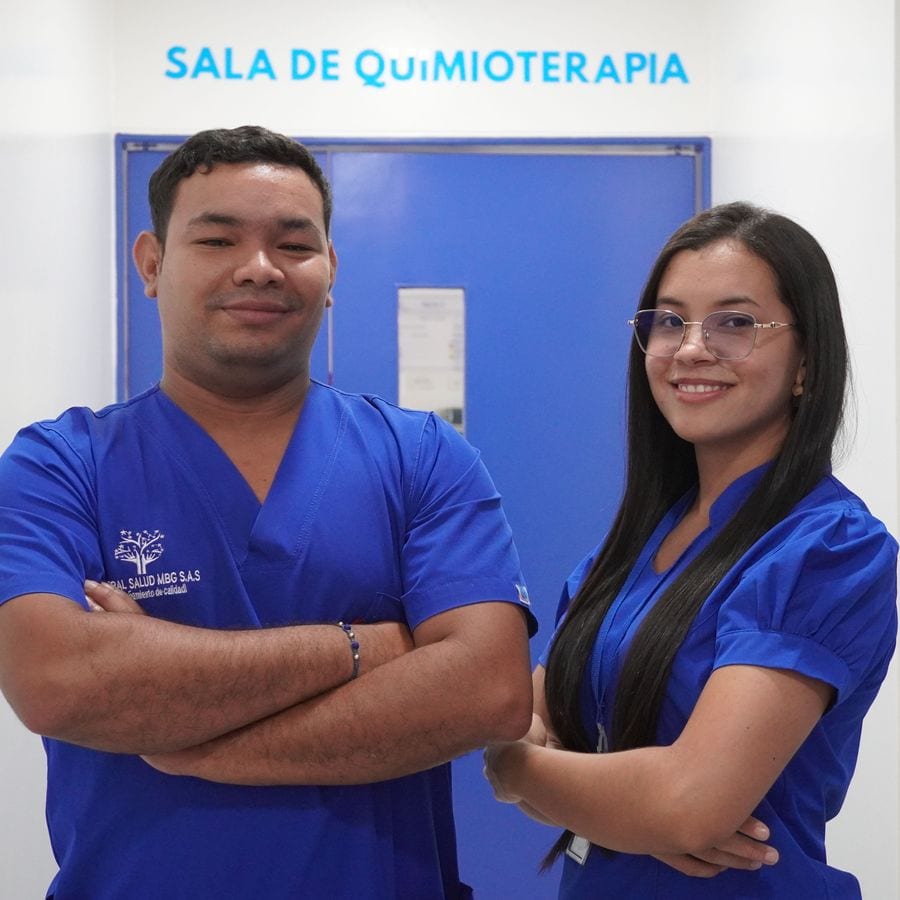 Personal de la unidad de quimioterapia