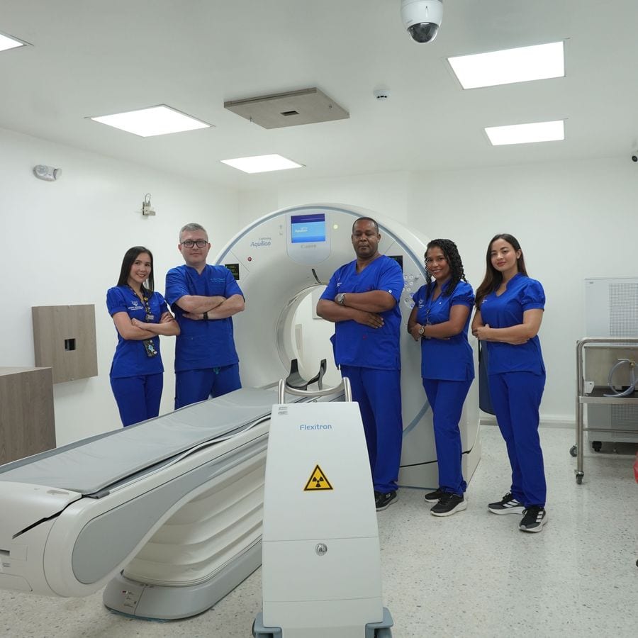 Equipo de tomografía y Flexitron en Integral Salud MBG